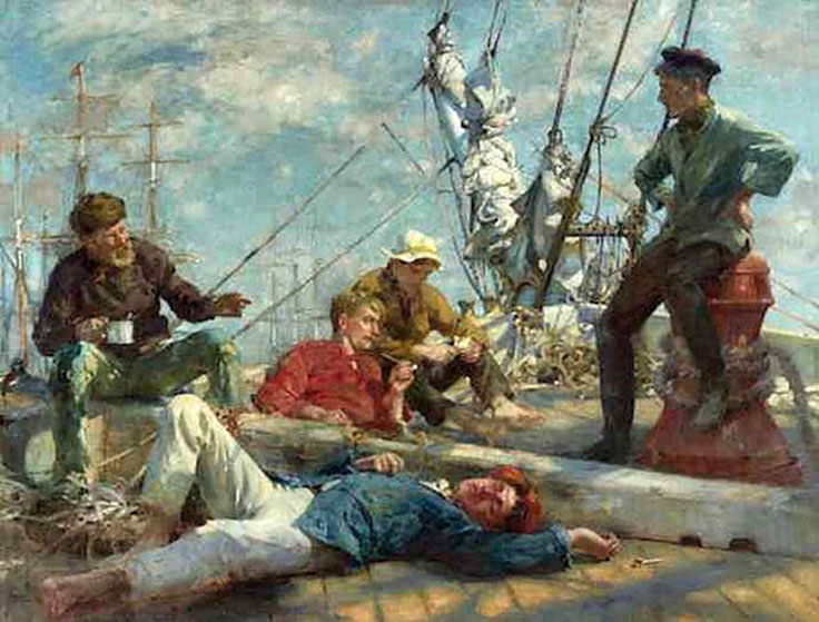 The Midday Rest Sailors Yarning